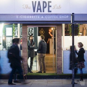 Vapers in London welcome their first e-cigarette coffee shop